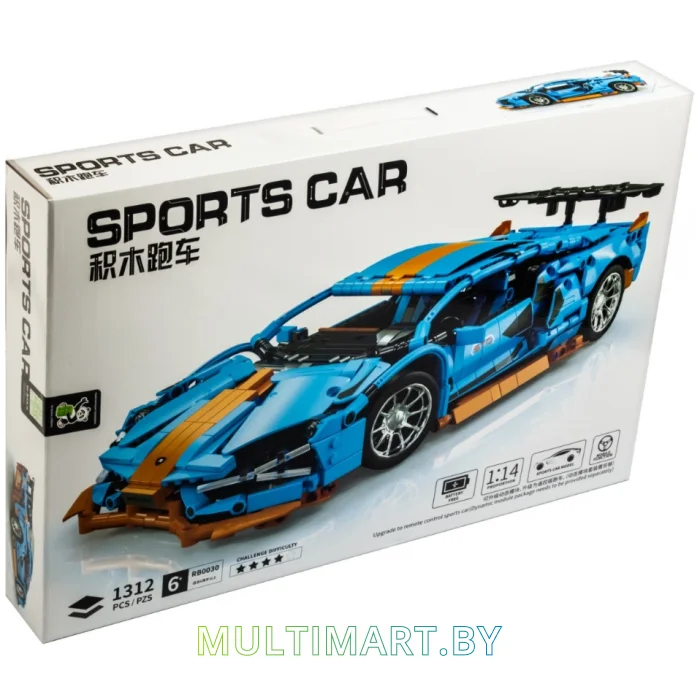 Конструктор King Sports Car RB0030 Lamborghini SIAN Hybrid